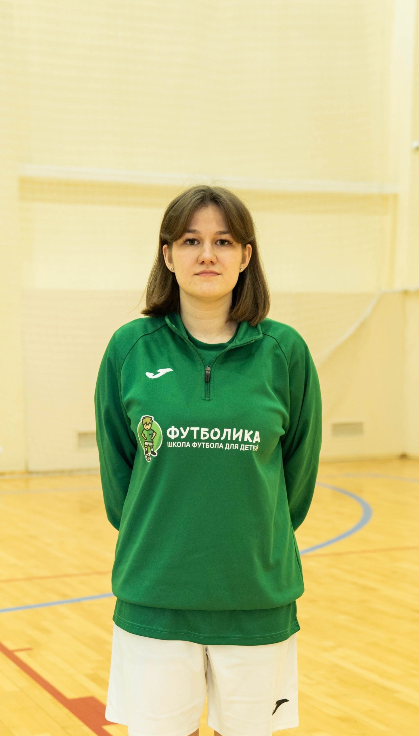 тренер футболики Дегтерёва Ангелина